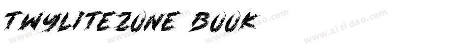 TwyliteZone Book字体转换
